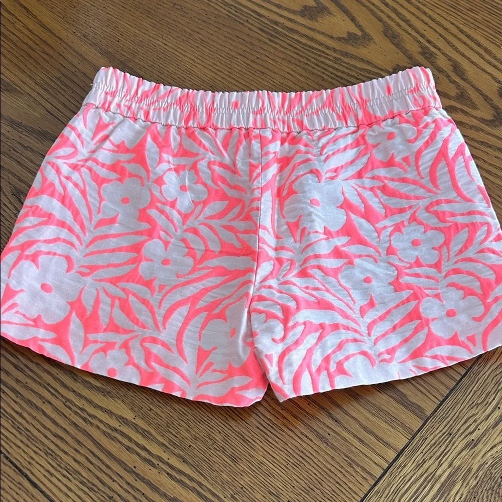 J. Crew Pink Tropical Floral Shorts